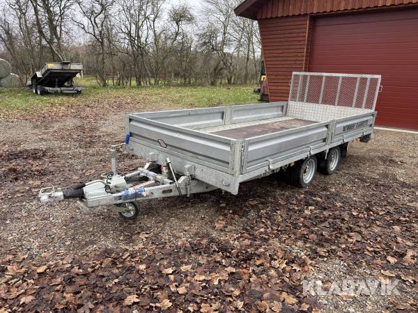 Vippeladstrailer Indespension U-tilt