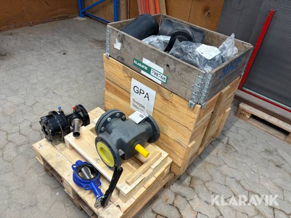 Assorterede ventiler og fittings