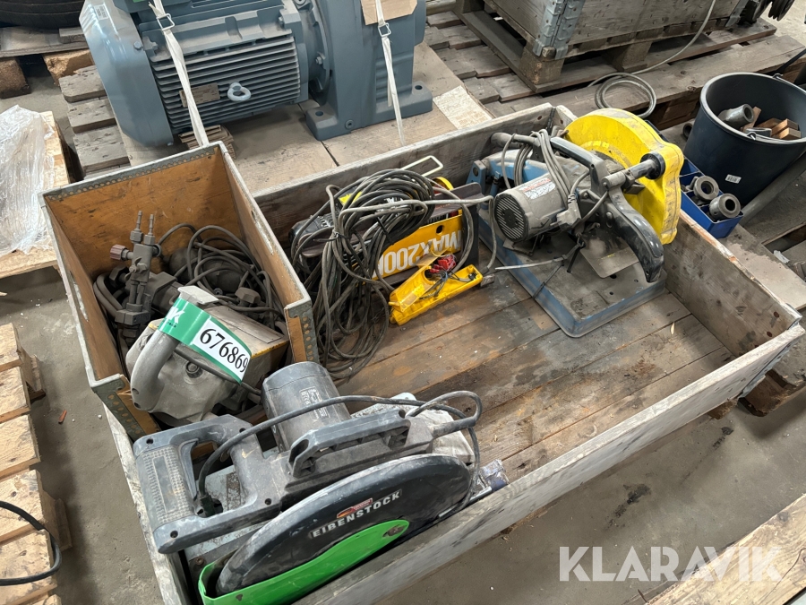 Jernsav + stensav +  skæregris + el spil