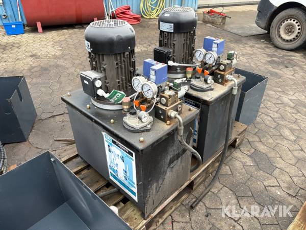Hydraulikstation P. Lindberg 2 styk