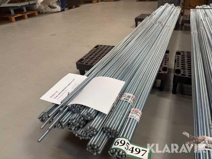 Gevindstænger Hilti AM10x3000 ca 260 styk