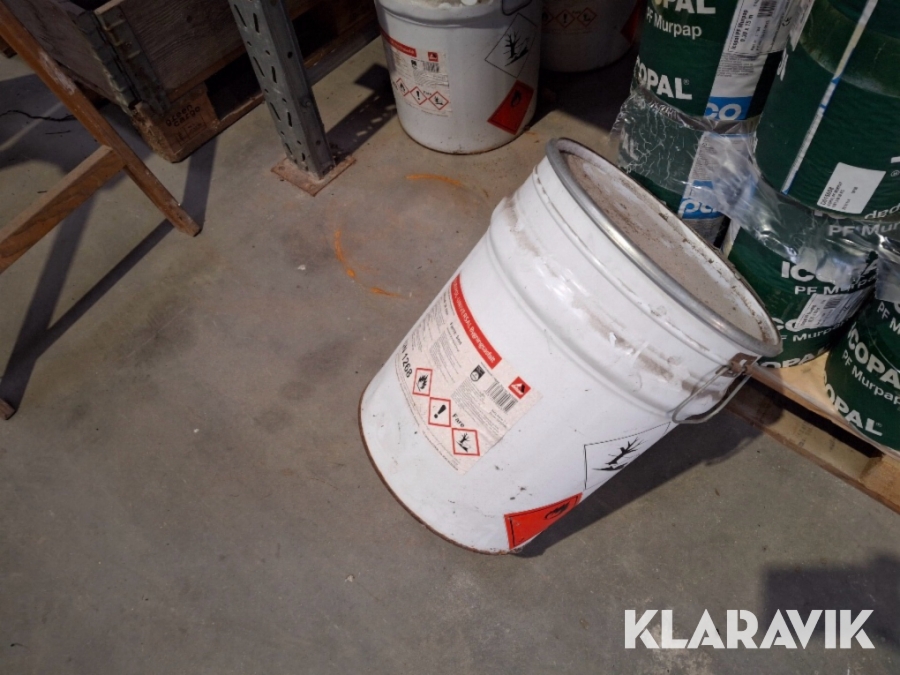 Bygningsasfalt Duripol Sort 3 spande af 30L