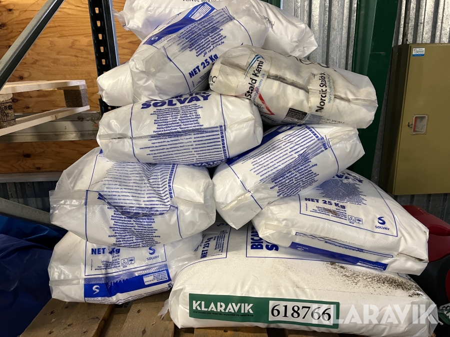 1200 kg soda Bicar Tec Solvay 25 kg poser