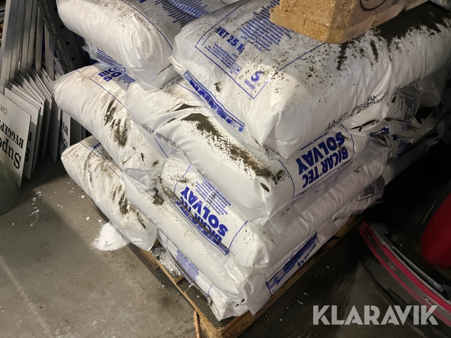 1200 kg soda Bicar Tec Solvay 25 kg poser
