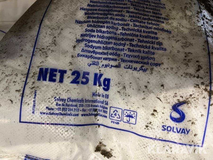 1200 kg soda Bicar Tec Solvay 25 kg poser