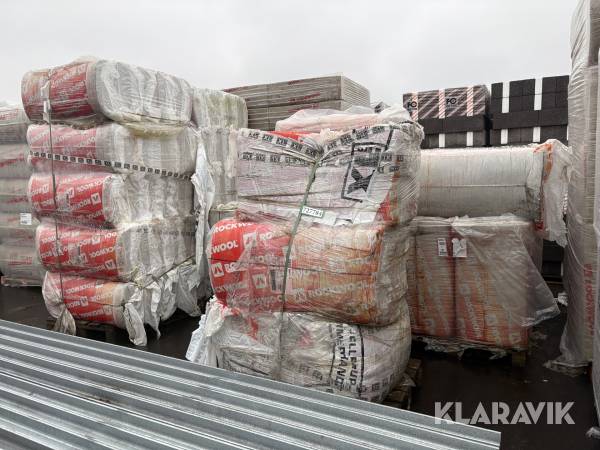 Isolering Rockwool cirka 90 pakker