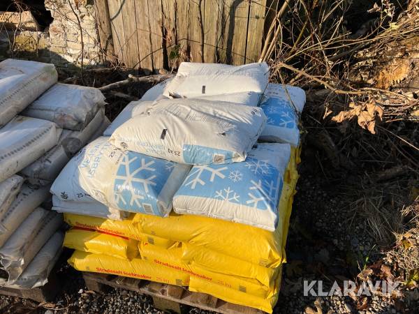 Vejsalt 6,5 tons i 25 kg sække