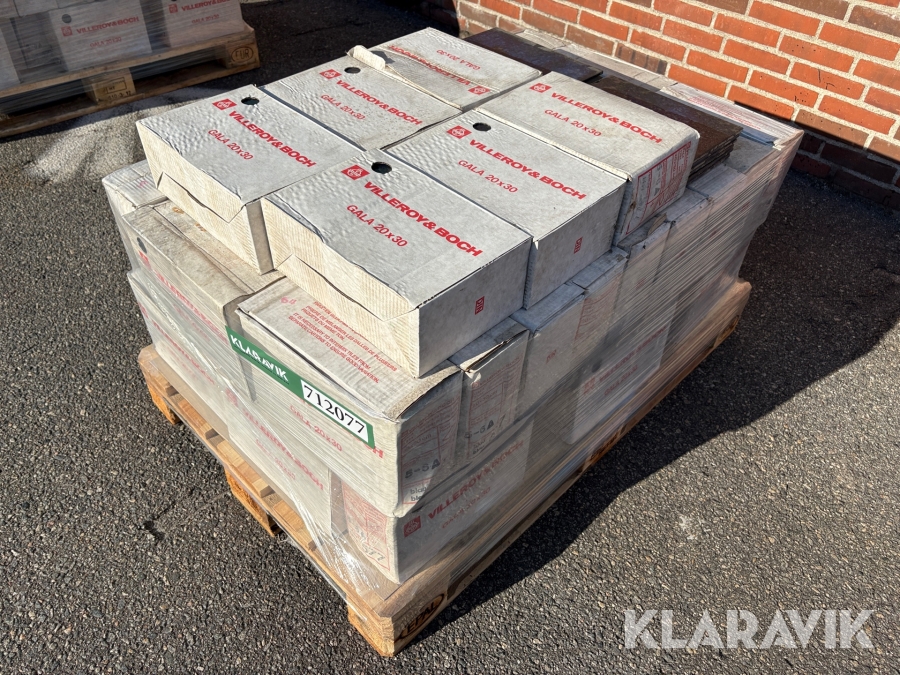 Fliser V&B gala blå - 29,58 kvm