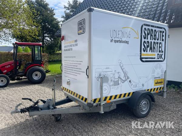 Sprøjtespartel anlæg Wâgner HC 970 med trailer variant