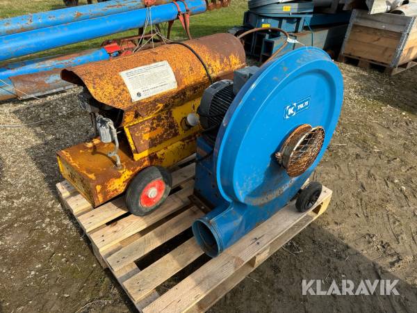 Kornblæser og varmeblæser Kongskilde TRL75 - MR LOT