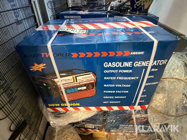 Generator KraftWorld KW8500E el start