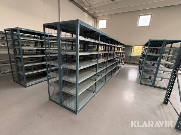 Dobbelte stålreoler Smith - 22 fag