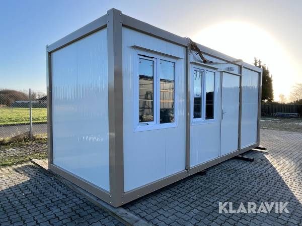 Flat pack container hus - 20 fod usamlet