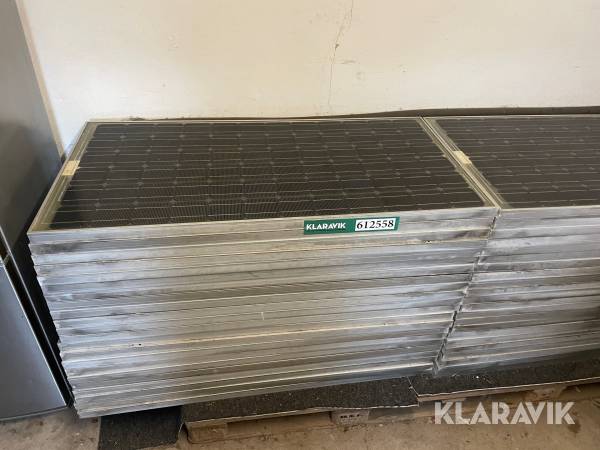 Solceller 100 watt pr. stk 44 styk