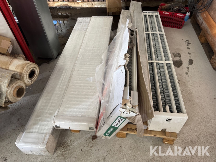 Parti med radiatorer 6 styk