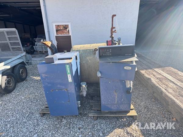 Pillefyr samt tank Baxi Multi heat 1.5