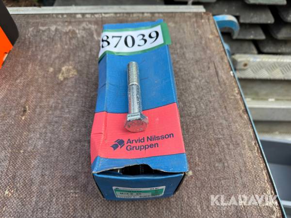 Stålbolte Arvid Nilsson Gruppen M16x90 - 5 kasser