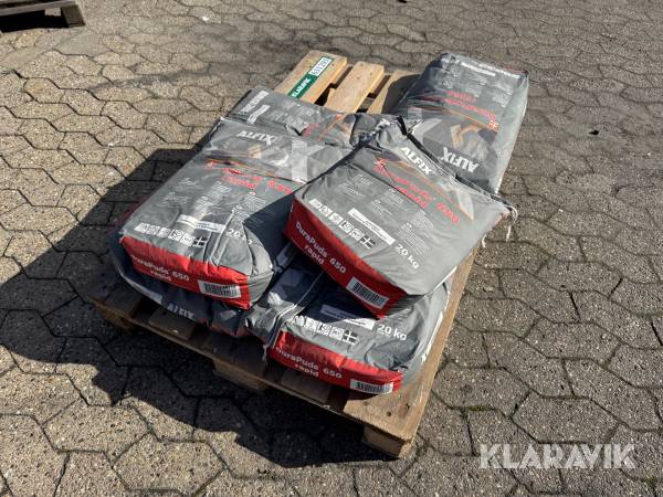 Pudsemørtel Alfix DuraPuds 650 Rapid 6 sække