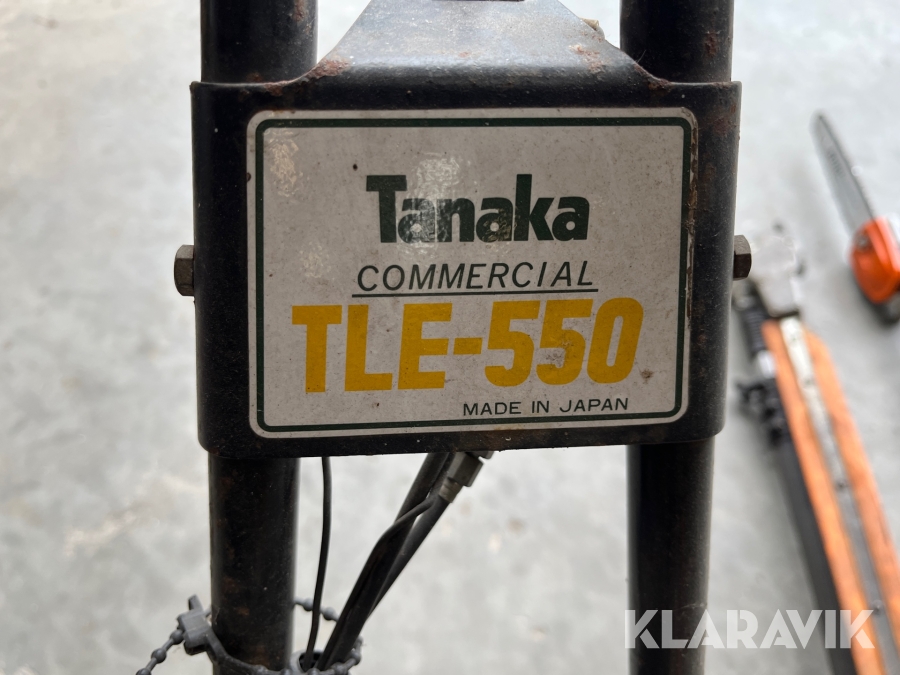 Kantskærer, stangmotorsav og stanghækklipper Stihl og Tanaka