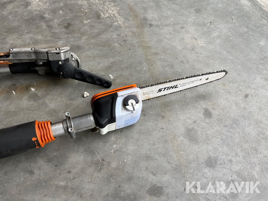 Kantskærer, stangmotorsav og stanghækklipper Stihl og Tanaka