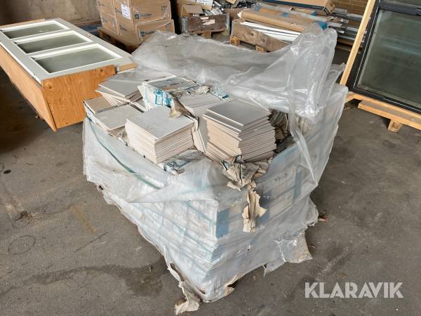 Klinker fliser Recer Ceramica 19,5x19,5x5cm hvid 1 palle