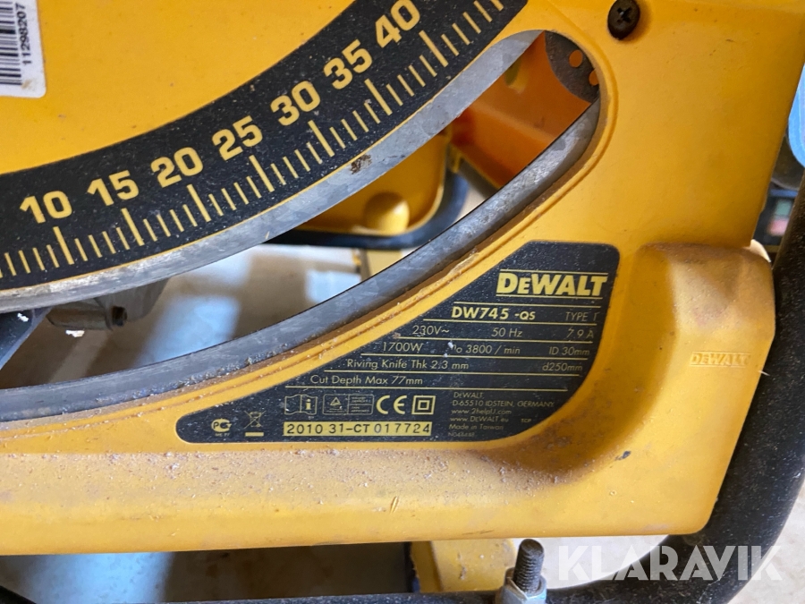Sav DeWalt DW745