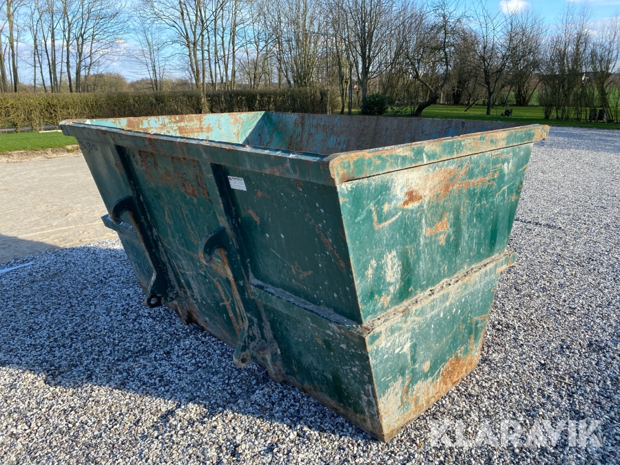 Container Miljø-art As med lille Volvo skifte 