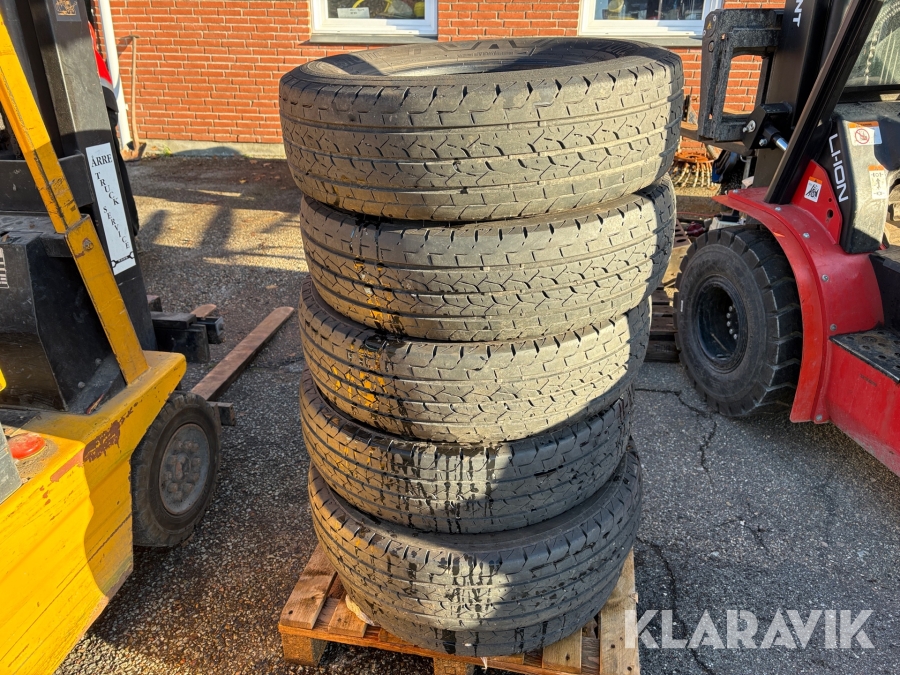 Dæk uden fælg Bridgestone 6 styk