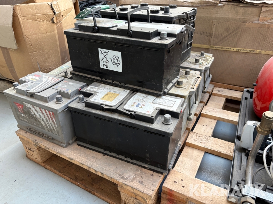 Batterier – 8 styk, lot