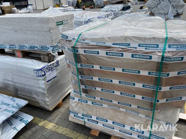 Fibercement plader Troldtekt/Fibrotec Fin/Ultrafin 148 styk
