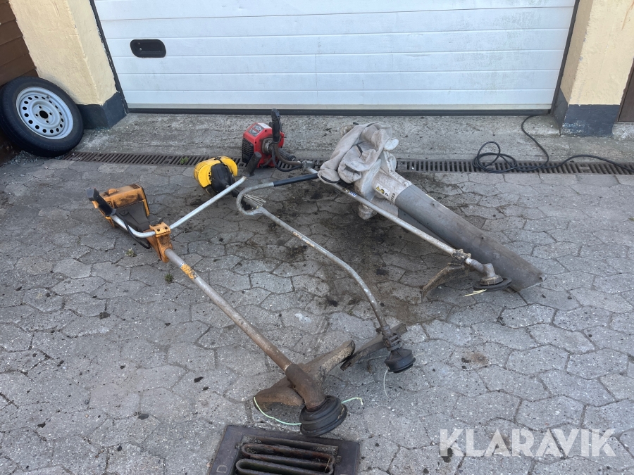 Buskrydder og Løvsuger 4 stk