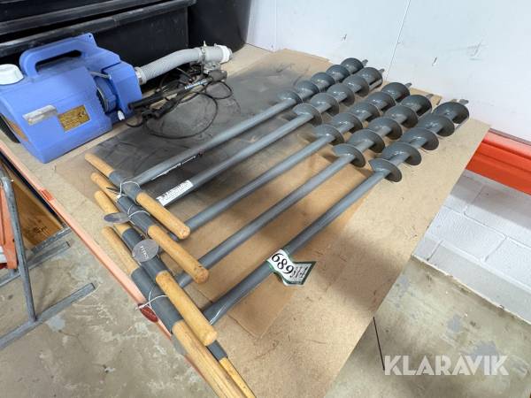 Pælebor 5 styk - Ø90