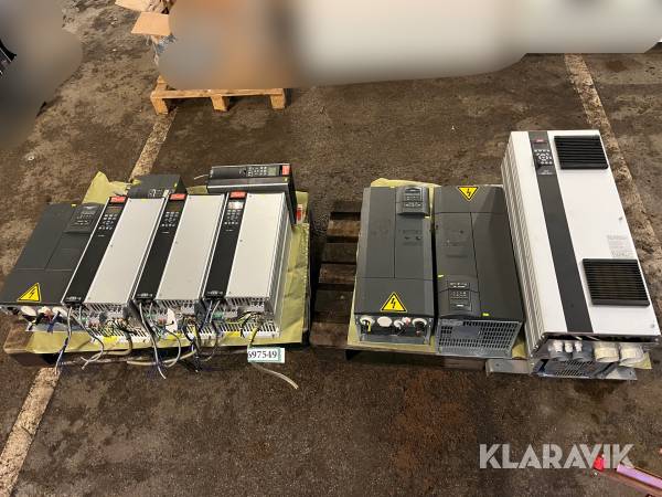 Frekvensomformere Danfoss & Siemens 2 paller