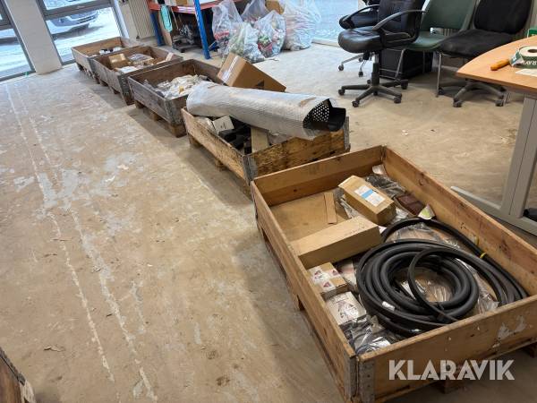 5paller assorteret reservedele