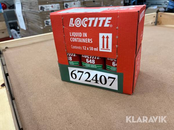 Lejesikring Loctite 648 12x50 ml