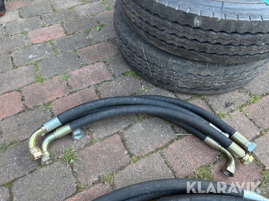 Hydraulik slanger 4 stk