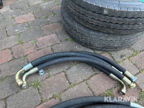 Hydraulik slanger 4 stk