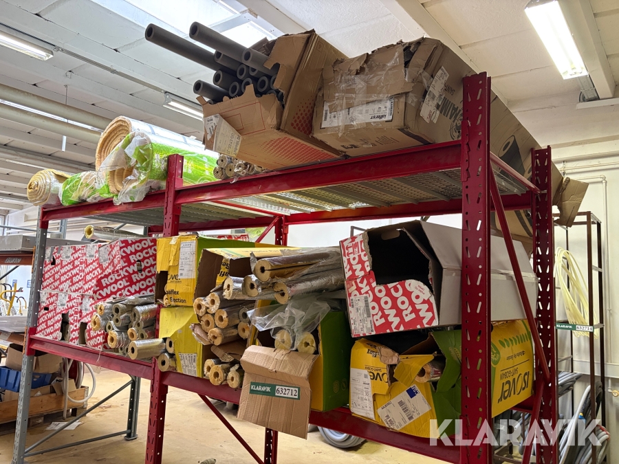 Rørskåle + lamelisolering Rockwoll + Isover assorteret