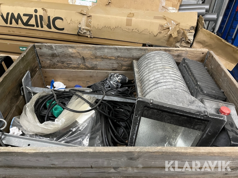 Pladslys og ledning City Light