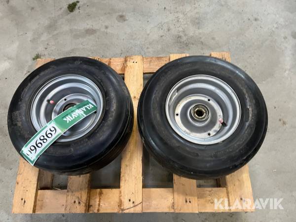 Hjul til høvender 4 styk