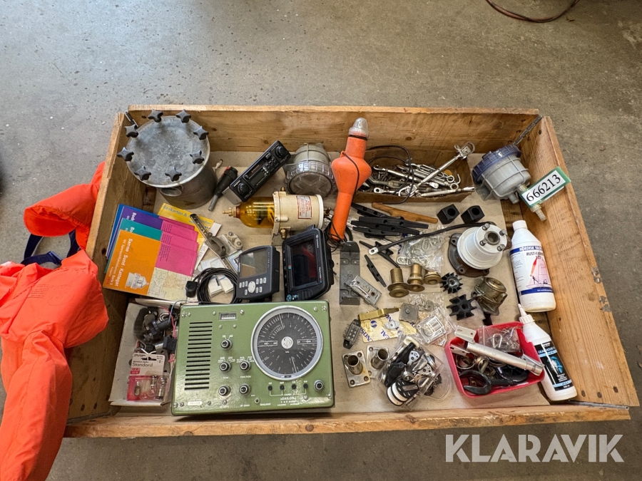 Bådudstyr blandet parti