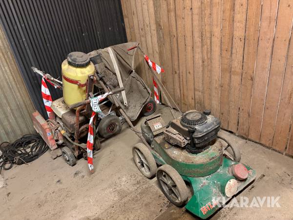 Samlet lot med maskiner