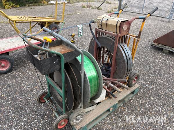 Båndstrammervogne 3 stk.