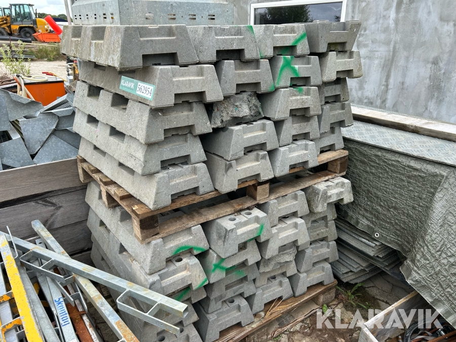 Byggehegns fødder 2 paller