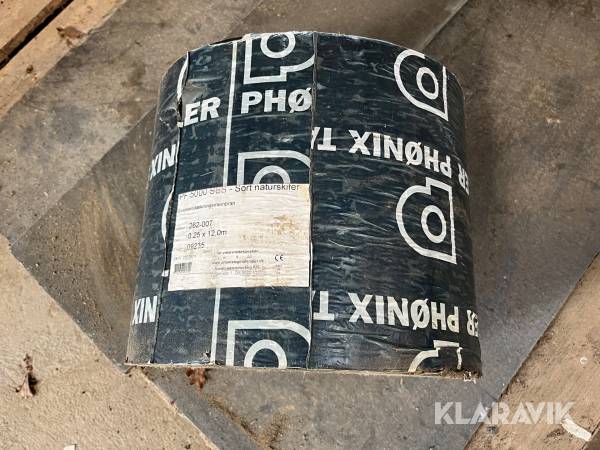Svejseindækningsmembran PHØNIK PF 5000 SBS- sort naturskifer