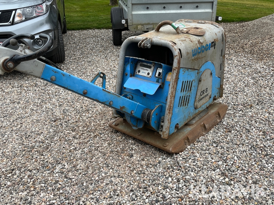 Pladevibrator WEBER MT CR 8  CCD COMPATROL med COMPATROL