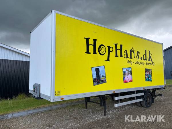 Trailer til minitrækker PMV 4800kg med Zepro lift