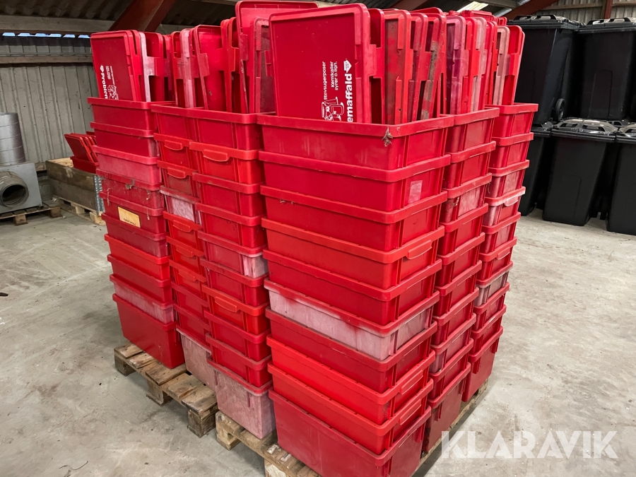 Plast kasser Plast, Nyborg, Klaravik auktioner