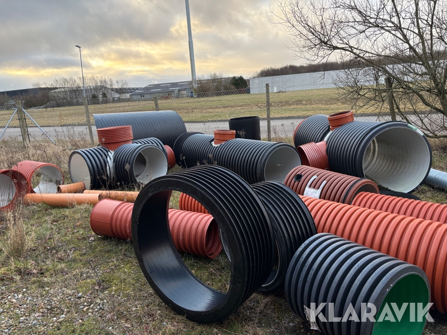 Diverse plast rør, Esbjerg, Klaravik auktioner