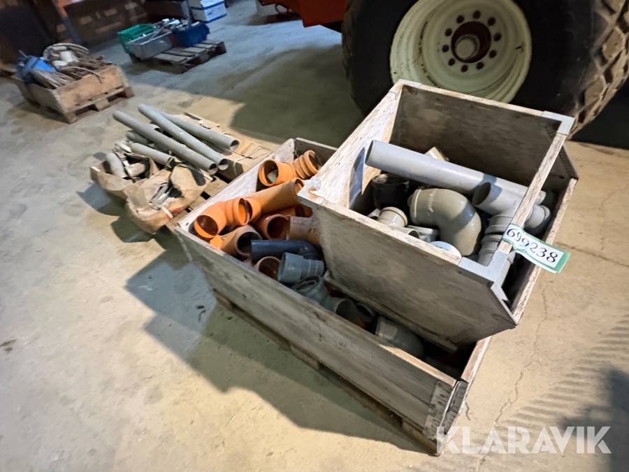 Kloak/nedløbsrør 2 paller